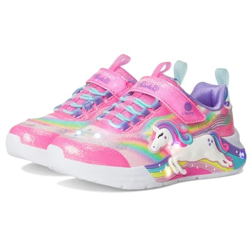 Skechers Unicorn Chaser - Scarpe da Ginnastica da Ragazza, Pink,