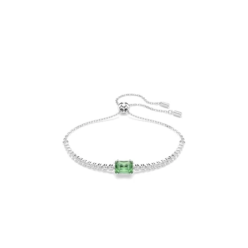 Oferta limitada: Swarovski Pulsera Matrix Tennis, Tallas mixtas, Verde, Baño de rodio de 119.00 EUR a 69.50 EUR (ahorro 42%)