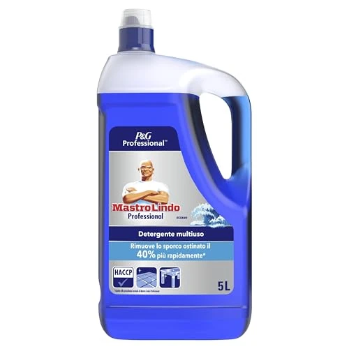 Offerta a tempo: Mastro Lindo PRO Detergente Multiuso, 5L, Rimuove Lo Sporco Più Ostinato Il 40% Più Velocemente - 18% da 12.19 € a 9.99 €