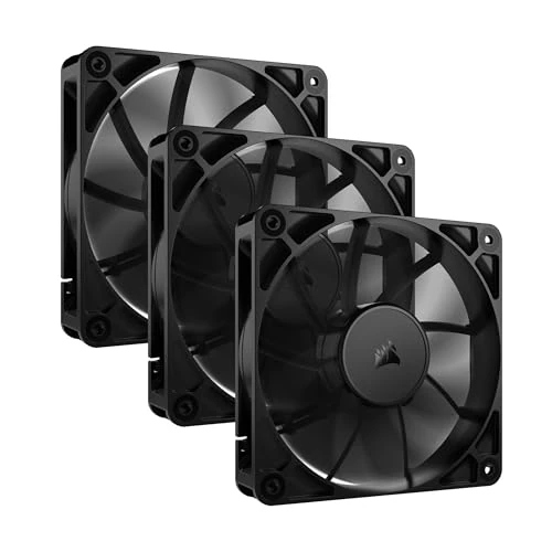 Offerta a tempo: CORSAIR RS120 120 mm PWM Ventole – Connessione a Margherita – Basso Rumore – Cuscinetto a Cupola Magnetica – Confezione Tripla – Nero - 0.00% da 29.90 € a 29.90 €