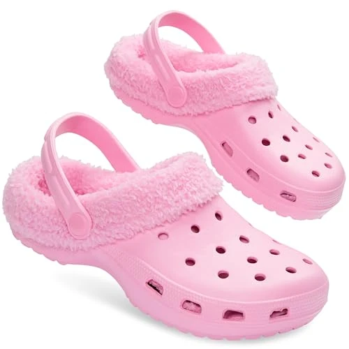 Offerta a tempo: CityComfort Zoccoli Donna, Ciabatte Invernali con Fodera Pile - Regalo Donna (Rosa Chiaro, 35 EU) - 0.00% da 7.83 € a 7.83 €