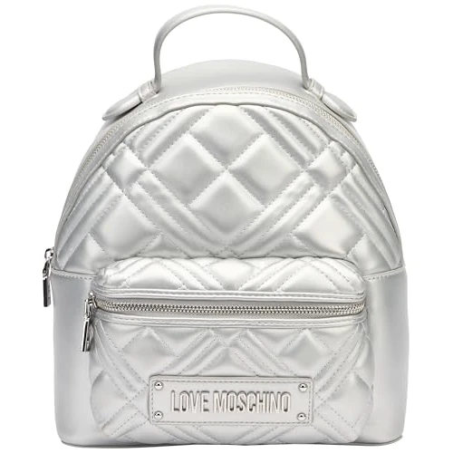 Oferta ograniczona: Love Moschino JC4148PP1MLA196B plecak damski, srebrny, średni, Srebrny, M z 667.92 PLN na 667.92 PLN (zniżka 0%)
