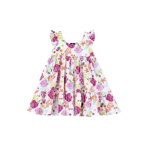 Chicco, Kleid für Mädchen, Kurzärmlig, aus Weicher Baumwolle, Designed in Italy, Mädchenkleidung, Geschenkideen für Mädchen