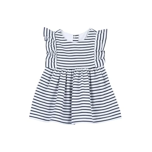 Chicco, Vestito Elegante Neonata, a Maniche Corte, Ideale per Eventi, Feste o Altre Occasioni, Designed in Italy, Abbigliamento Neonata 0-24 Mesi, Idee Regalo Nascita