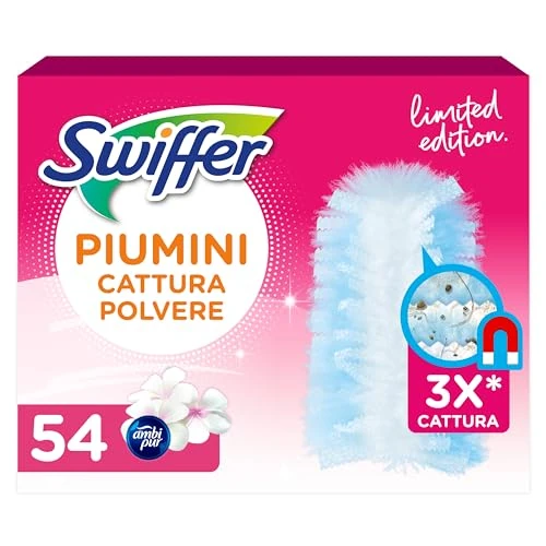 Swiffer Duster Spare Parts for Dust Catcher with Ambi Pur 9x Perfume, Traps and Blocks Dust