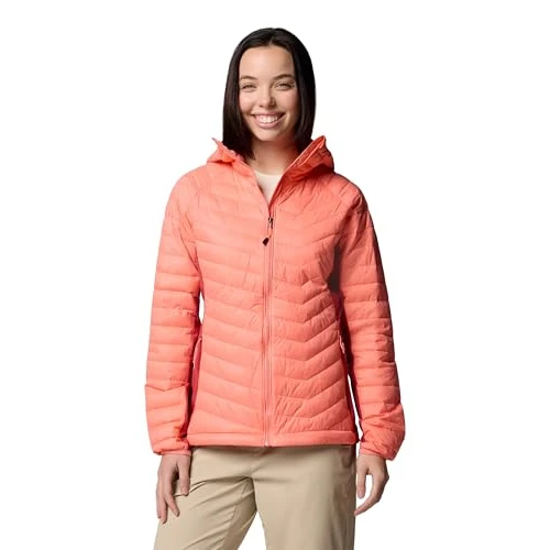 Columbia Chaqueta Powder Pass II Hybrid con Capucha para Mujer