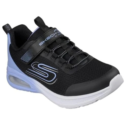 Offerta a tempo: Skechers Sneaker Microspec Max Advance Fly 3.0 da Ragazza, Bordo in Rete Nera Lavanda, 10 UK Child - 25% da 49.95 € a 37.50 €