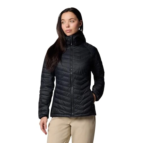 Columbia Chaqueta Powder Pass II Hybrid con Capucha para Mujer