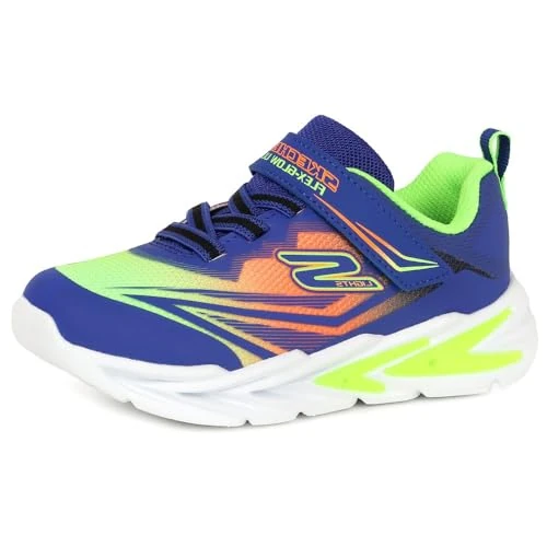 Offerta a tempo: Skechers Flex-Glow Ultra - Scarpe da Ginnastica da Ragazzo, Blue, - 11% da 44.95 € a 39.99 €