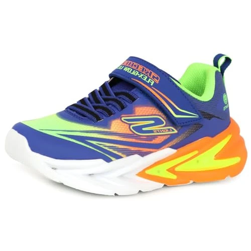 Skechers Flex-Glow Ultra - Scarpe da Ginnastica da Ragazzo, Blue,