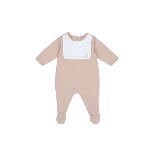 Chicco Bawełniany kombinezon ze stopkami, piżama, dla chłopców i niemowląt, uniseks, dla chłopców, Średni różowy, 9 miesięcy
