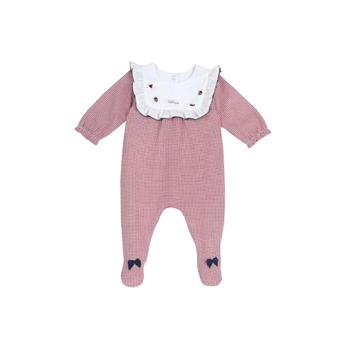 Beperkte aanbieding: Chicco, Babyrompertje van zachte en lichte stof, met comfortabele rugopening, ideaal voor lente en herfst, ontworpen in Italië, babykleding van 0-24 maanden, Rood, 0 Maanden van 19.36 EUR naar 19.36 EUR (besparing 0%)