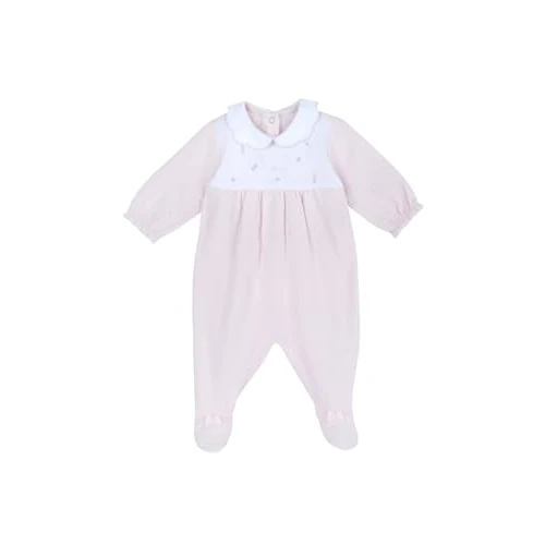 Chicco Baby Girls' Tutina in Cotone Con Piedino Toddler Pyjamas, Pink Light, 6 Months