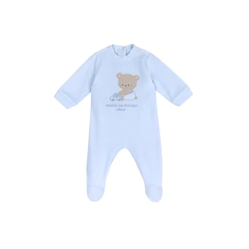 Chicco, Strampler für Neugeborene, aus Warmem und Weichem Stoff, mit Praktischer Rückenöffnung, Ideal für Frühling, Herbst und Winter, Designed in Italy, Babykleidung 0-24 Monate