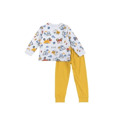 Chicco, Langärmeliger Schlafanzug für Mädchen und Jungen, aus Weicher Baumwolle, Perfekt für Frühling und Herbst, Designed in Italy, Kinderbekleidung