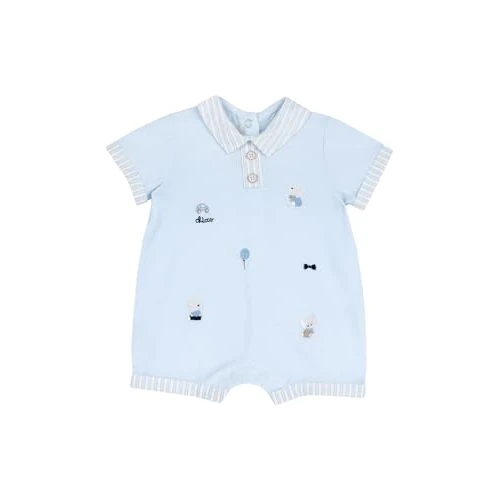 Chicco, Pelele Bebé de Algodón Suave y con Cómoda Abertura en la Espalda con Cremallera, Designed in Italy, Ropa Bebé 0-24 Meses, Idea Regalo Nacimiento