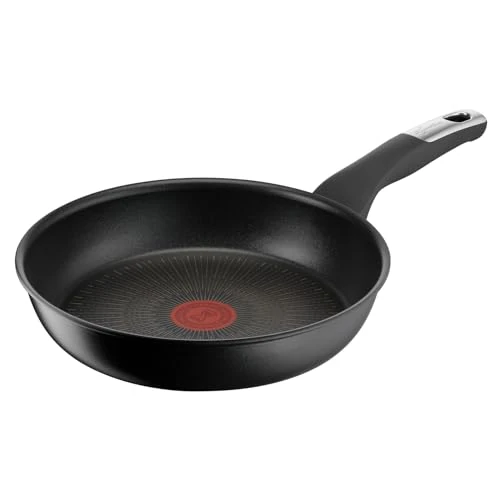 Lagostina Intensive Pro, Antihaft-Pfanne, 24 cm, Titanbeschichtung, kratzfest, schnelles und gleichmäßiges Kochen, Thermo-Signal-Technologie, geeignet für alle Wärmequellen, einschließlich Induktion