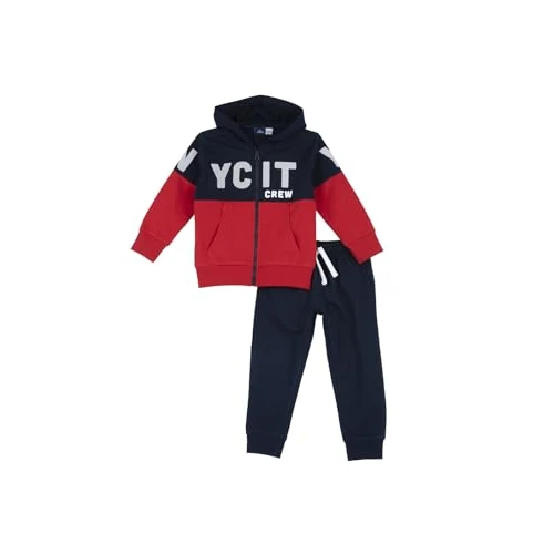 Chicco, Completo Tuta Bambina e Bambino, Felpa con Cappuccio e Pantaloni, Designed in Italy, Abbigliamento Bambine e Bambini