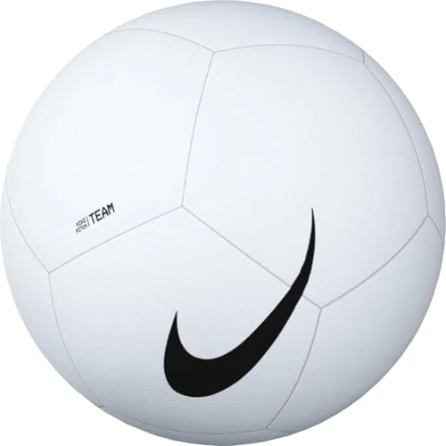 Nike FZ7553-100 NK Pitch Team - FA24 Recreational Soccer Ball Unisex White/Black Tamaño 5