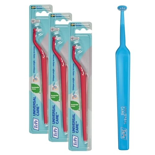 Limited-time offer: TePe Universal Care Implant Brush - Innovative and Unique Neck Design for Easy Cleaning - Pack of 3 from 12.12 GBP to 12.12 GBP (save 0%)