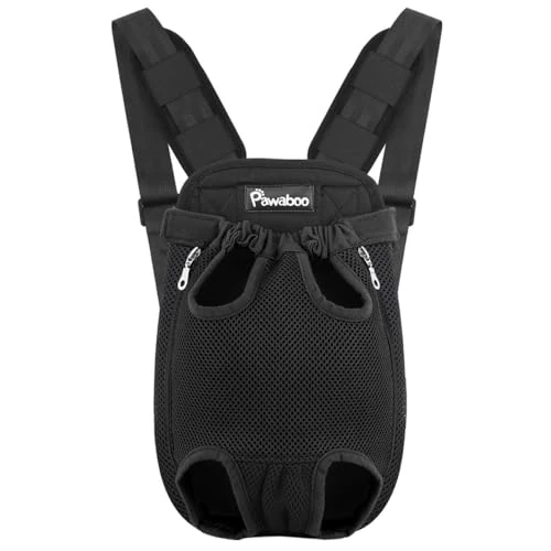 Offerta a tempo: Zaino per Cani, Borsa Portatile da Viaggio per Animali da Compagnia Regolabile, Traspirante e Confortevole, Particolarmente Adatto per Cani/Gatti/Cuccioli di Piccola e Media Taglia, S, Nero - 38% da 31.99 € a 19.99 €