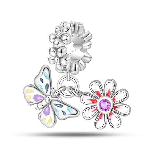 Limitiertes Angebot: QIKAOLA 925 Sterling Silber Charms Beads für Pandora Armbänder Halskette Charms Anhänger Kompatibel mit europäischen Armbänder und Halsketten für Frauen Mädchen von 15.99 EUR auf 15.99 EUR (Spare 0%)