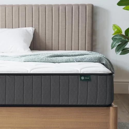 Offerta a tempo: Zinus Materasso Matrimoniale 160x190 cm Hybrid - Altezza 20 cm - Tight Top - Materasso Memory Foam e Molle Insacchettate - Comfort Ergonomico - 14% da 162.37 € a 139.99 €