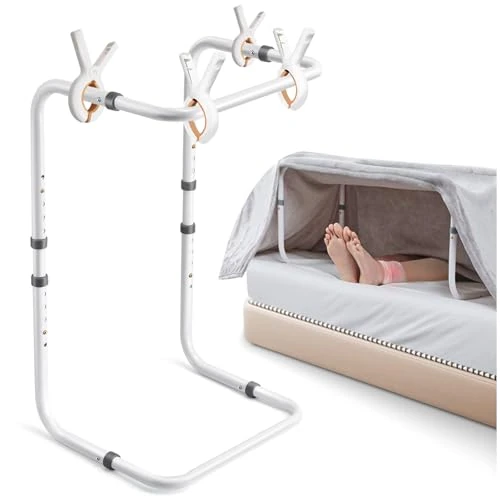 Offerta a tempo: DePango Alza Coperte Per Piedi, Alzacoperte Per Piedi Anziani, Solleva Coperte Per Piedi, Per il recupero post-operatorio di piedi e dita delle gambe, ginocchia e caviglie, 4 fermi inclusi - 42% da 59.99 € a 34.66 €