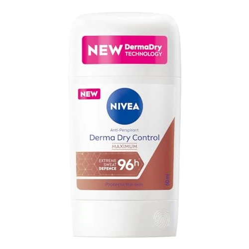 Offerta a tempo: NIVEA Derma Dry Control Bastone Antitraspirante, 50 ml - 29% da 7.80 € a 5.50 €