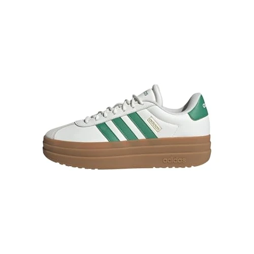 Offerta a tempo: adidas Donna VL Court Bold Shoes, Core White/Court Green/Gold Met., 42 2/3 EU - 30% da 80.00 € a 56.00 €