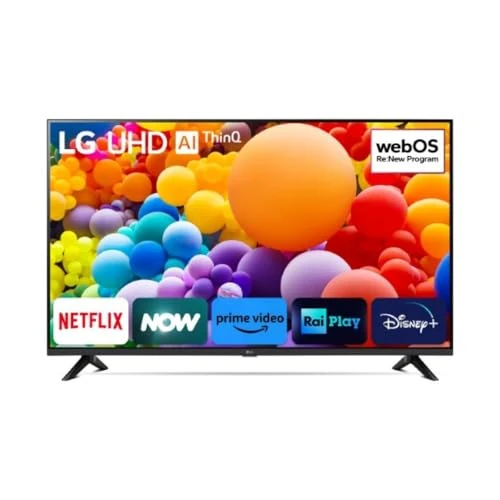 LG UHD 43" UT73 seria 2024, Smart TV 4K, 43UT73006LA, procesor α5 gen7, 20 W, 3 HDMI, HDR10 Pro, tryb filmowania, Game Optimizer, Alexa, Wi-Fi, webOS 24, Sports Portal