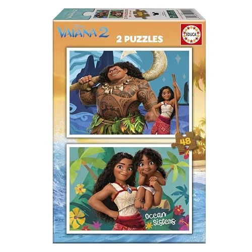 Limited-time offer: Educa - Jigsaw 2x48 Moana 2. Recommended for ages 4 and up (20102) from 16.49 GBP to 16.49 GBP (save 0%)