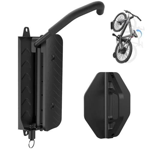 Limited-time offer: Wyxron Bike Wall Mount, Bike Rack Wall Vertical 32kg Weight Capacity Swivel With Fixed Design/Wall Baffle, For Garage Lightweight Bike/MTB/Road Bike/Children's Bike from 15.99 £ to 15.99 £ (save 0.00%)