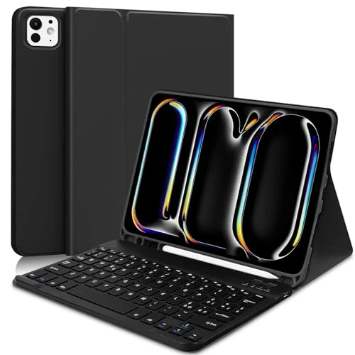 Offerta a tempo: AGARELE Cover Tastiera per iPad Pro 11(M4) con Portapenne - 63% da 26.99 € a 9.99 €