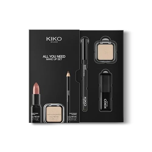 KIKO Milano All You Need Make Up Set, Make-Upset Bestaande Uit Een Lippenstift, Oogschaduw En Oogpotlood