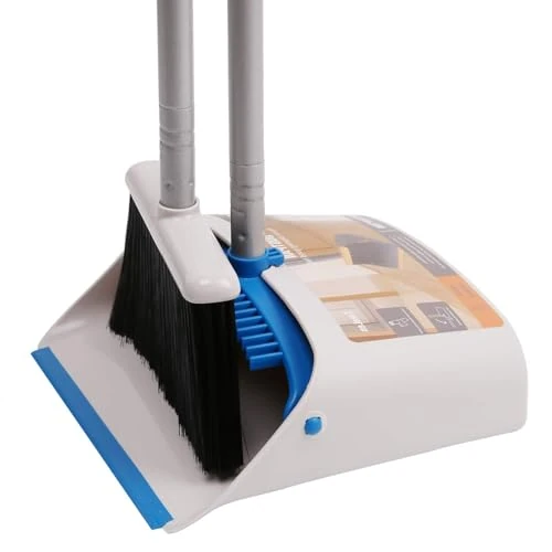 Limited-time offer: TreeLen Long Handle Broom and Dustpan Set, Upright Dustpan Combination for Home, Kitchen, Room, Office, Lobby Floor, No Bending Down from $49.79 to $41.29 (save 17.07%)