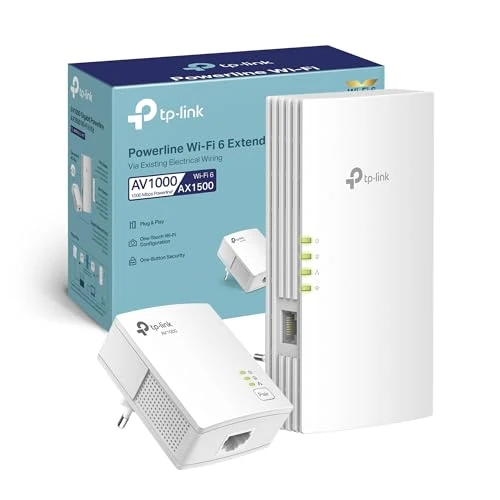 Offerta a tempo: TP-Link TL-WPA7817 KIT Powerline Wi-Fi AV1000Mbps AX1500Mbps Gigabit - 19% da 89.99 € a 72.78 €