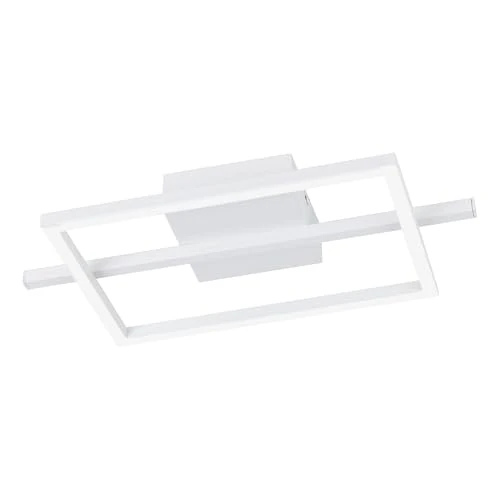 Oferta limitada: Eglo Amandolo Lámpara de techo led cuadrada regulable con mando a distancia, con diseño geométrico de metal blanco, blanco cálido-blanco frío, retroiluminación RGB de 89.90 € a 85.39 € (ahorro 5%)