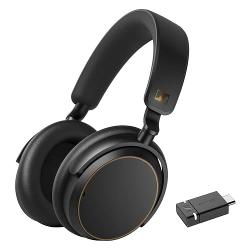 Offre limitée : Sennheiser ACCENTUM Wireless Special Edition - Casque ACCENTUM et dongle Bluetooth BTD 600 - Batterie de 50 Heures d'autonomie, ANC Hybride, dongle avec Adaptateur USB-A/USB-C - Noir/cuivre de 148.00 € à 148.00 € (0.00% de remise)