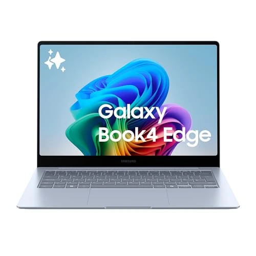 Samsung Laptop Galaxy Book4 Edge, wyświetlacz 14", Windows 11, Snapdragon Elite X, 16 GB RAM, 512 GB SSD, Sapphire Blue [wersja włoska]