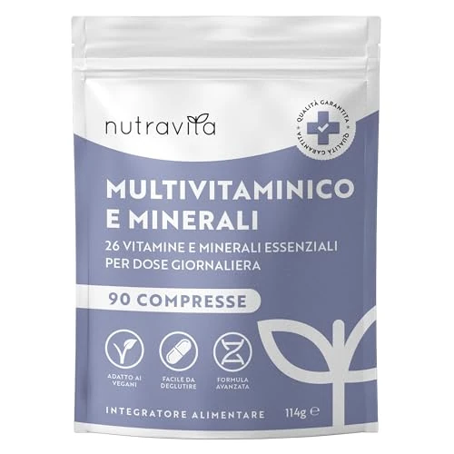 Multivitamine hoge dosis - 90 veganistische tabletten - 26 waardevolle A-Z vitaminen en mineralen - multivitamine complex - ondersteunt het immuunsysteem - in het laboratorium getest en zonder
