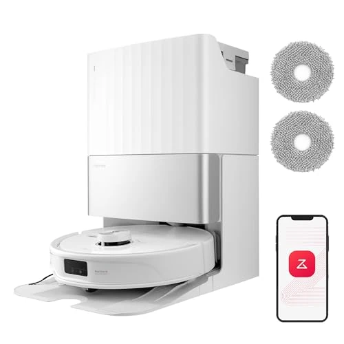 Offre limitee: roborock Qrevo Master Set Aspirateur Robot avec FlexiArm Brosse & Serpillière pour Couverture des Coins, Aspirateur Laveur avec Deux Serpillière & Brosse DuoRoller Soutien 10000Pa, Détecter de Saleté de 799.00 EUR a 549.00 EUR (economie 31%)