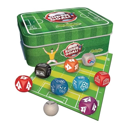 Offerta a tempo: CreativaMente 3178452 Super Goal!, l'emozionante partita di calcio per 2 persone, gioco di dadi di calcio per adulti e bambini dai 6 anni in su - 0.00% da 15.64 € a 15.64 €