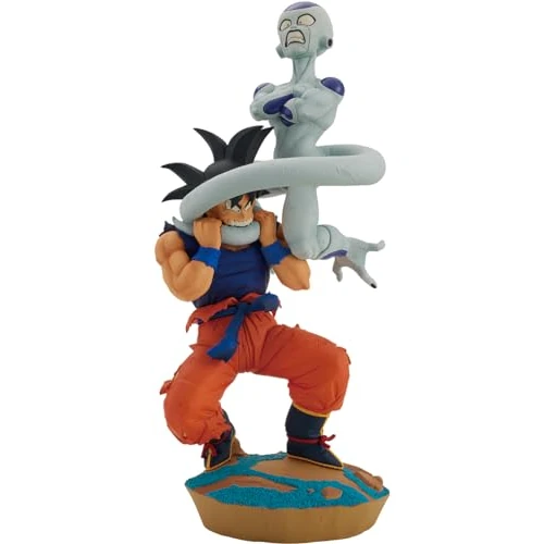 Ichibansho Figure - Dragon Ball Z - Son Goku vs Frieza (Dragon History), Bandai Spirits Collectible Statue