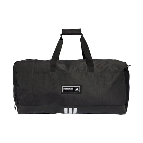adidas Unisex 4ATHLTS Duffel Bag Large, Black/White, One Size