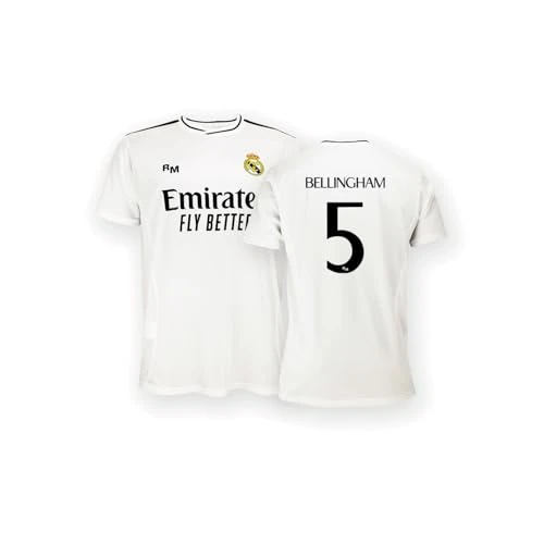 Oferta ograniczona: Real Madrid Zestaw Domowy Sezon 24/25, Bellingham, 12 Lat, Replika Z Oficjalną Licencją z 153.88 EUR na 153.88 EUR (znizka 0%)