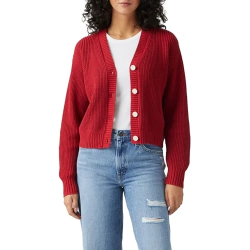 Limited-time offer: Levi's Snowflake Cardigan Scarlet Smile, Scarlet Smile, M from 39.00 GBP to 39.00 GBP (save 0%)