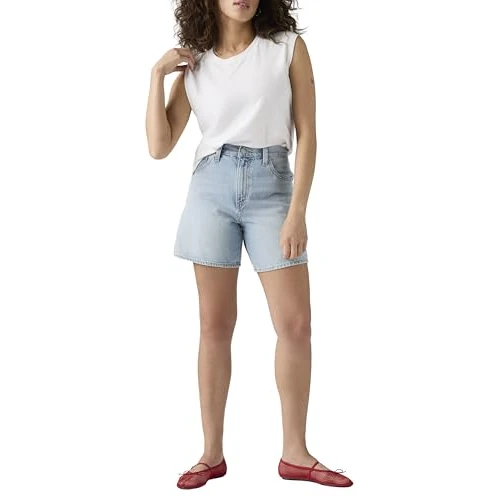 Offerta a tempo: Levi's Donna High Rise Baggy, Pantaloncini, Far And Wide Short, 23W - 0.00% da 48.30 € a 48.30 €