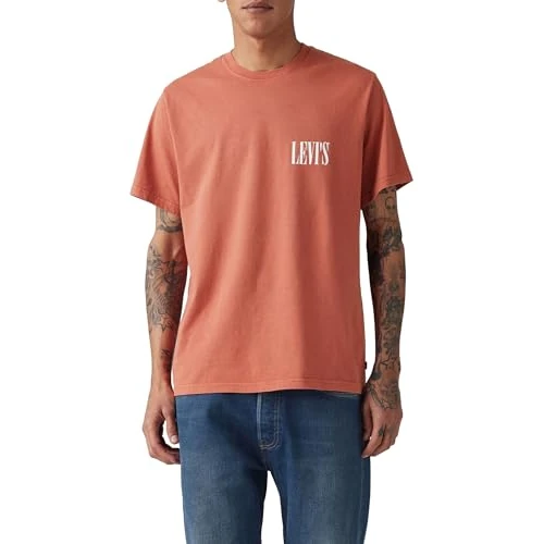 Offerta a tempo: Levi's SS Relaxed Fit Tee, T-Shirt Uomo, Ssnl Serif Logo Etru, M - 0.00% da 21.31 € a 21.31 €