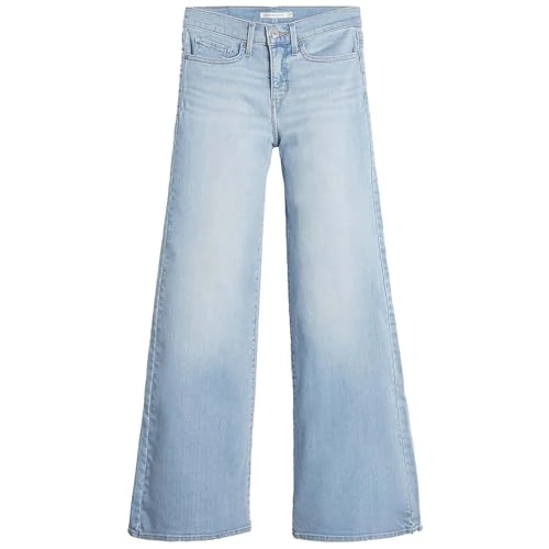 Beperkte aanbieding: Levi's dames Jeans 318 Shaping Wide Leg, Tall Glass Of Water, 26W / 30L van 69.96 EUR naar 69.96 EUR (besparing 0%)